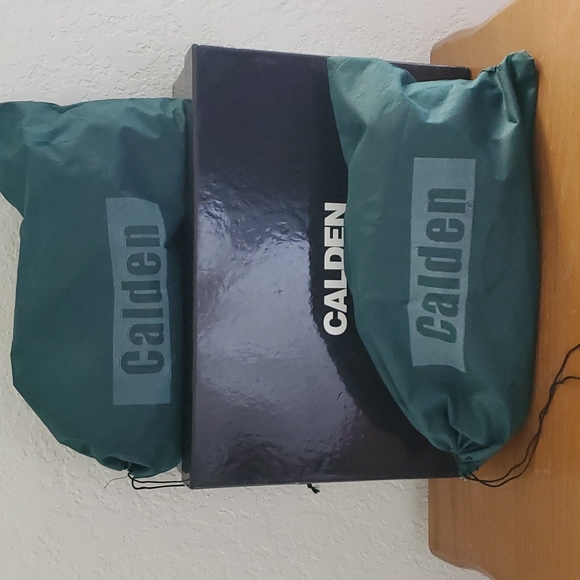 Calden Black Loafers Height Enhancer Shoes Sz 8 - Picture 9 of 9